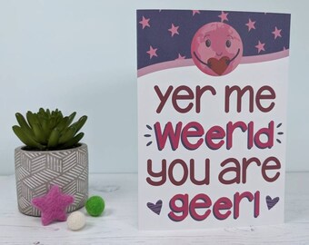 Funny Scouse Anniversary Card - Scouse Valentine