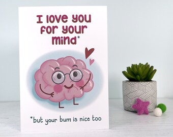 Funny Bum Valentine Card