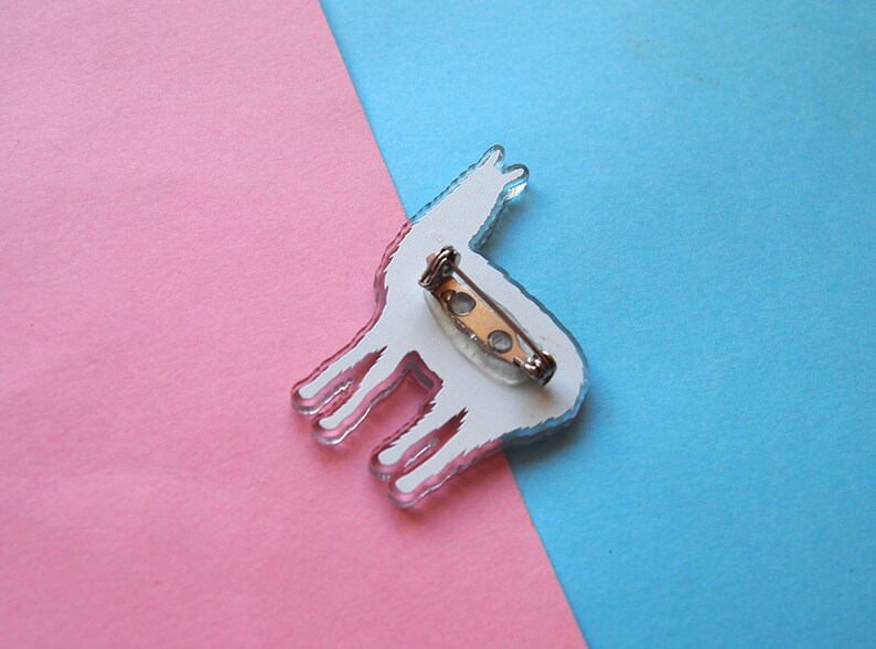 Llama Brooch Lama Stars Sea Pin