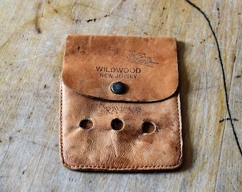 Vintage Wildwood läderpennfodral