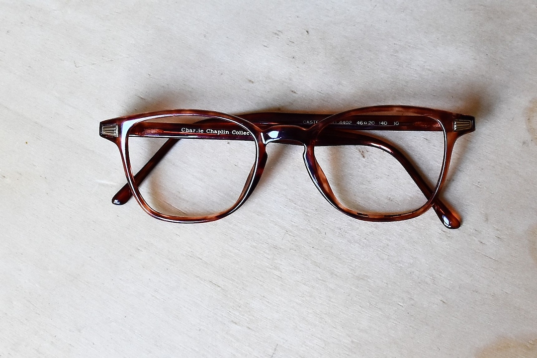Vintage Castel Charlie Chaplin Collection Glasses Frame RARE Unused - Etsy