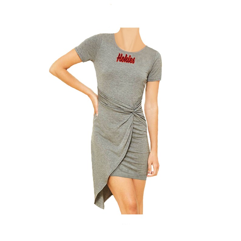 Gray Game Day Dress with Team Name