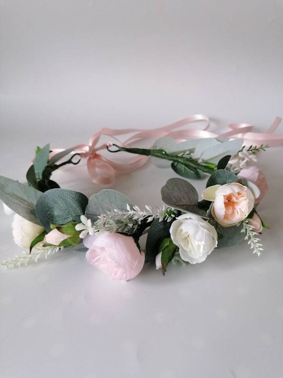 Blush Boho Brides Bouquet With Blush Ivory Rose display picture 1
