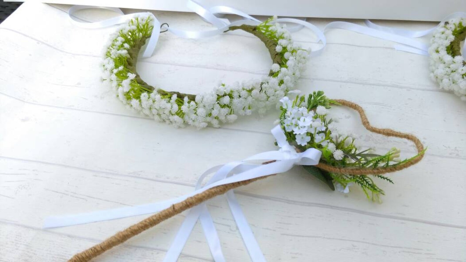 Gypsophila Flower Crown Bridesmaid Flower Girl Wedding Crown. Etsy UK