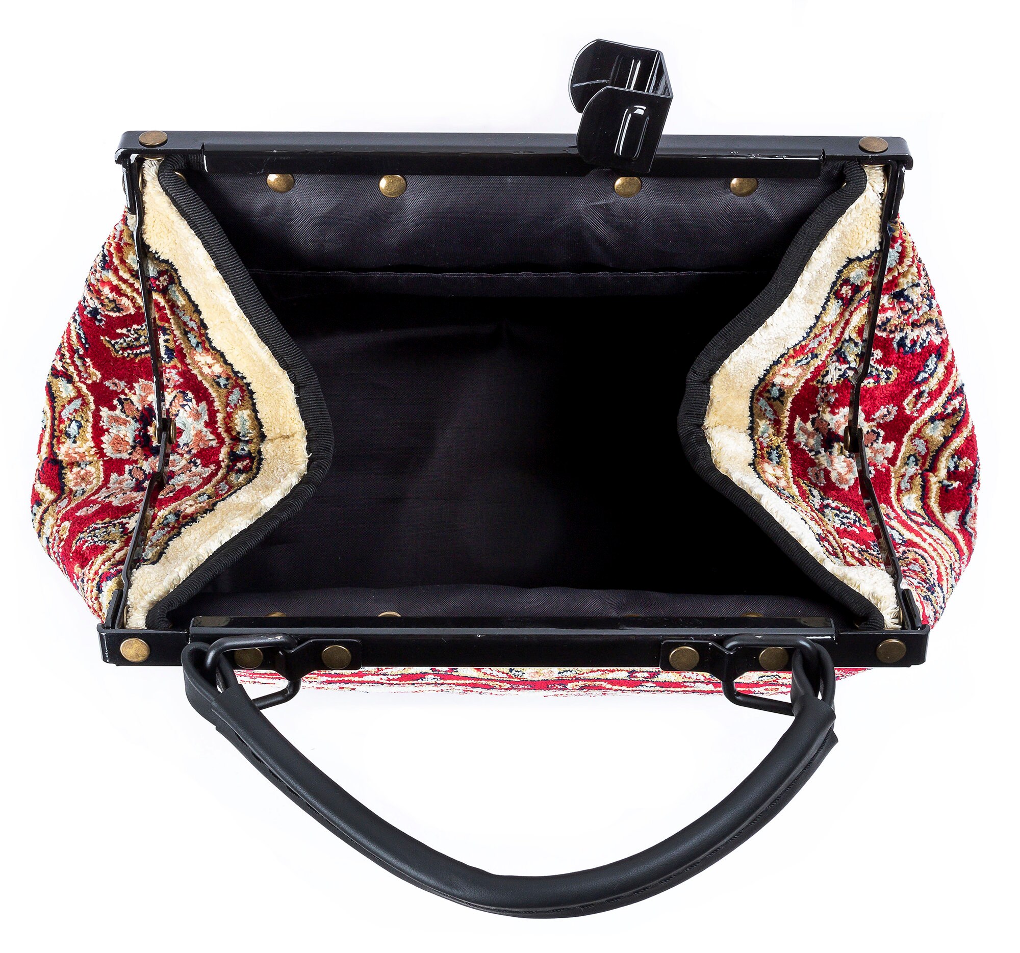 Classic Gladstone Carpet Bag Heirloom Firebird Light Mary Poppins