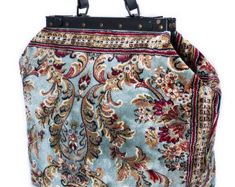 Sac-Voyage Blossom Silver - large Mary Poppins Victorian Carpet Bag