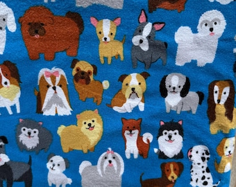 Tissu en flanelle pour chiens par mètre