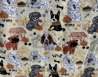 Flannel for Dog Lovers by the Yard(P75)