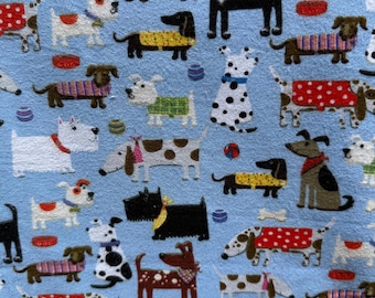 Tissu en flanelle pour chiens par mètre