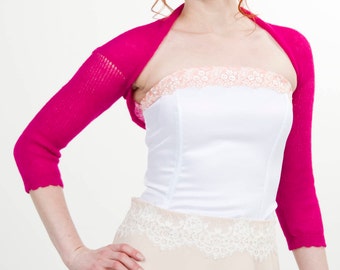fuchsia bolero jacket