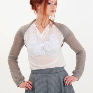 Hochzeit Bolero Braut Bolero Mohair Seide gestrickte Brautjungfer Shrug Jacke Kleid vertuschen Hochzeit Shrugs Hochzeit Jacke Brautjungfer Geschenk