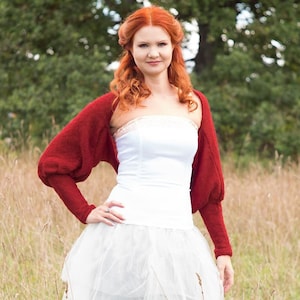 Wedding jacket Wedding shrug Bridesmaids sweater soft bolero Knit bolero mohair silk bolero dress Cover Up Bridal cape oversize bolero shrug