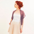 Linen jacket knitted bolero summer Dress Cover Boho Cardigan Wedding wrap top product logo