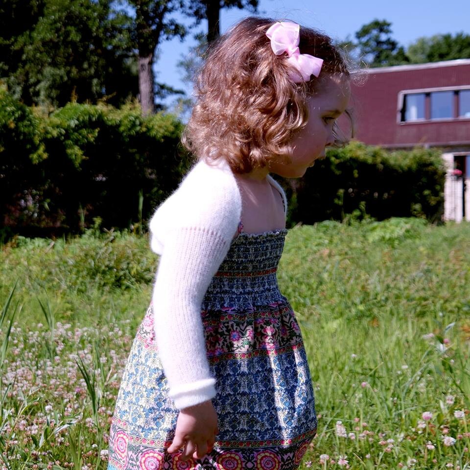 flower girl sweater
