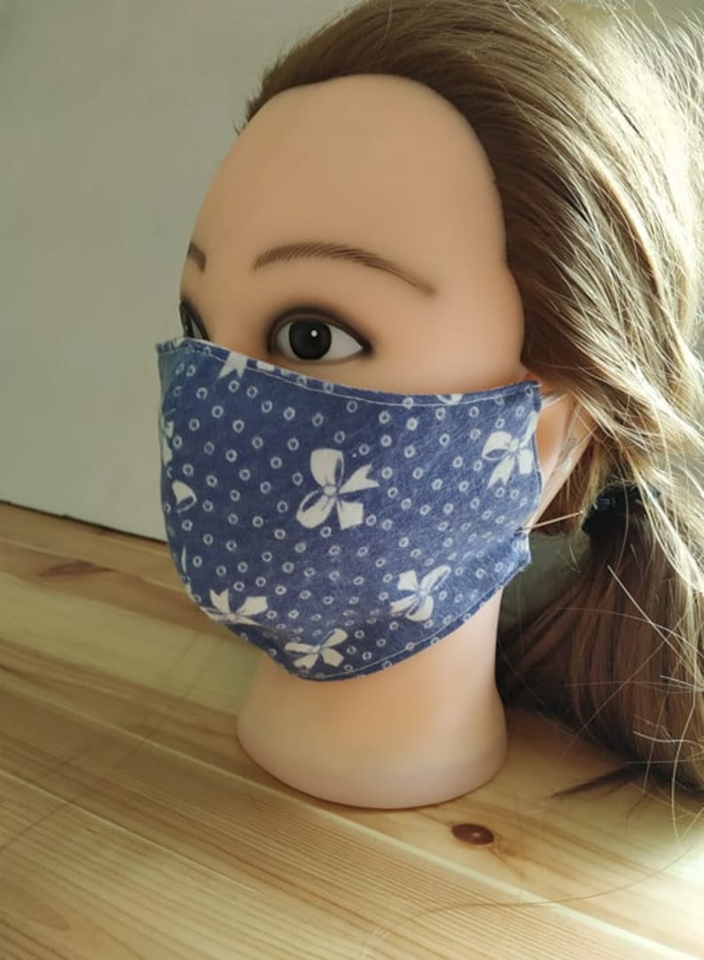 Flannel Face Mask Cotton face mask Washable Mask Double Etsy