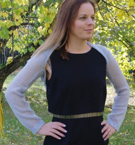 Light Blue Bolero Wedding Shrug Bridal 