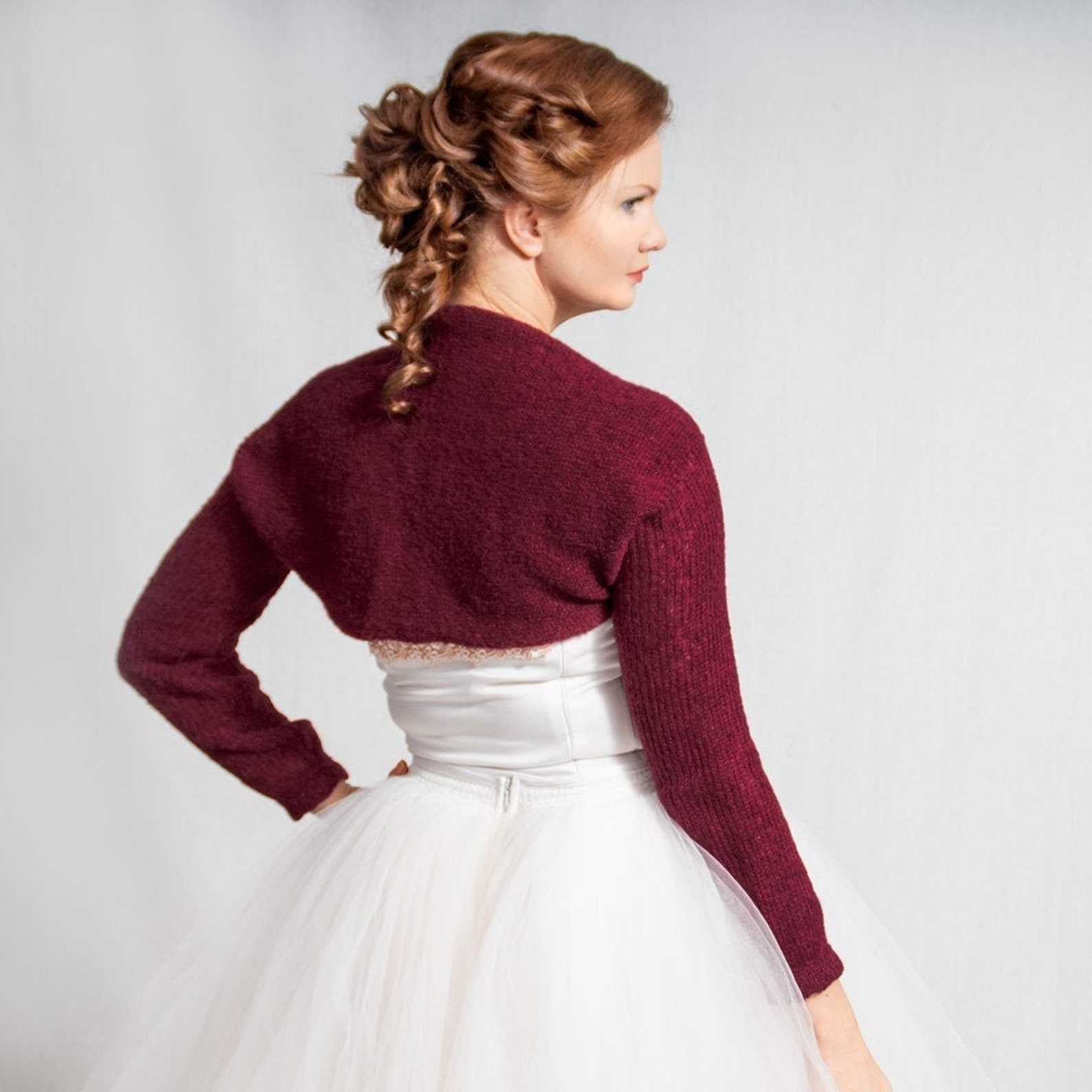 Wedding Bolero Bridal Sweater Bridal Shrug Knit Bolero Etsy