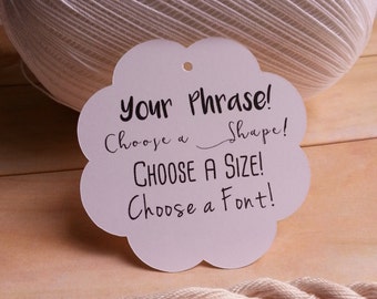 12 Personalized Christmas Tags, Personalized Christmas Tags, Custom Christmas Tags, Personalized Holiday Tags