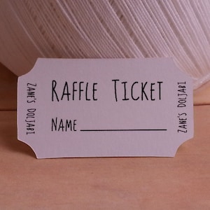 Raffle Tickets, Raffle Tickets, Raffle Tickets, Custom Unique Raffle Tickets, Set of 24