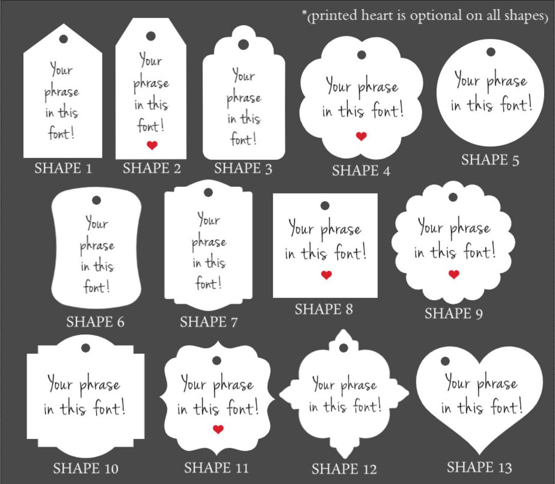 25 Personalized Tags, Personalized Wedding Tags, Personalized Favor