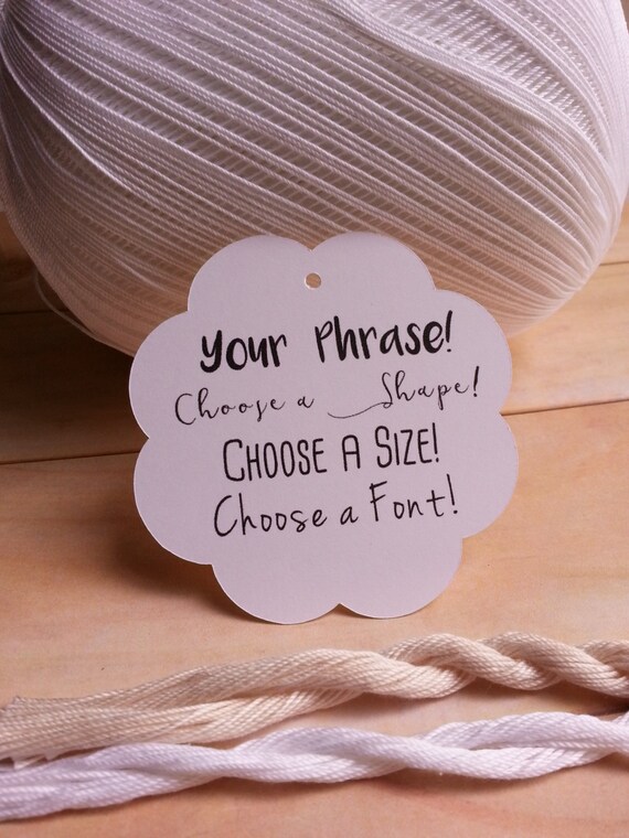 25 Custom Favor Tags, Custom Wedding Tags, Custom Thank You Tags
