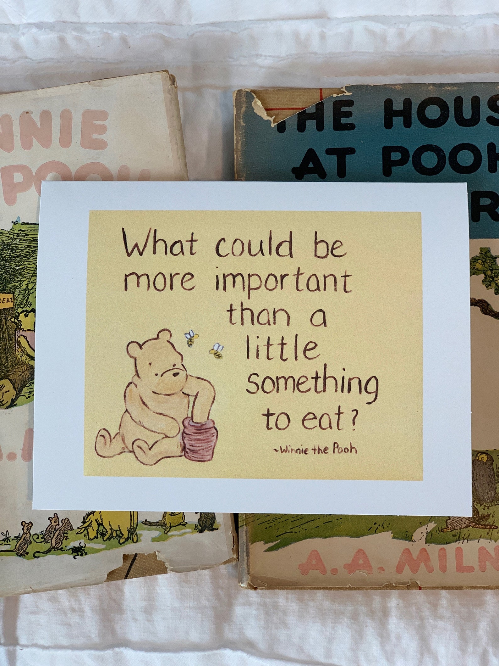 Winnie the Pooh meaning of life Pooh slow down take time | Etsy