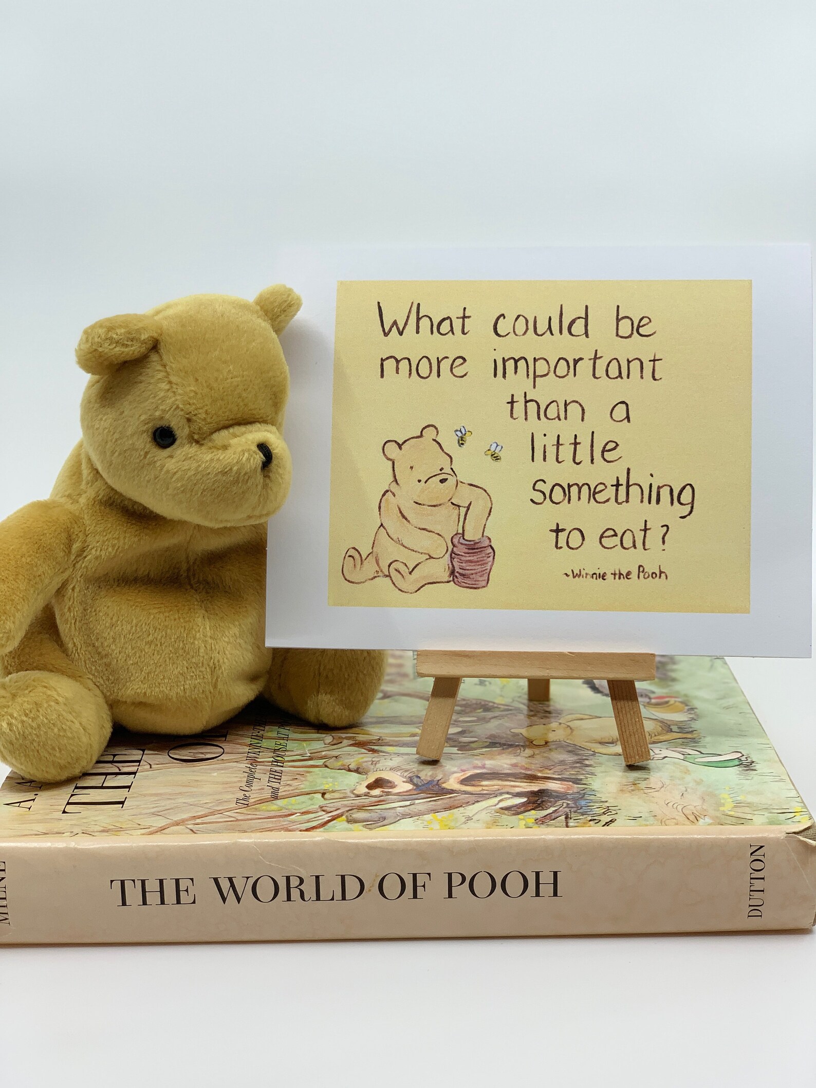 Winnie the Pooh meaning of life Pooh slow down take time | Etsy