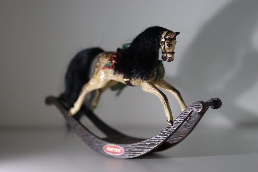 Breyer 2001 Victorian Rocking Horse Ornament Limited Edition Holiday ...
