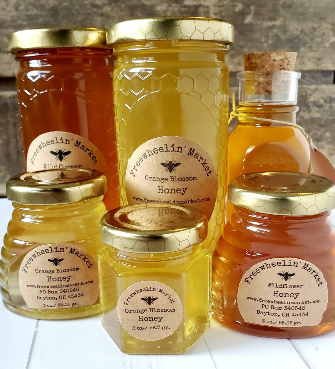 3 ounce Mini Skep Honey Jar Raw Honey Wildflower Honey Etsy