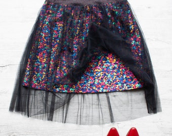 Women's Tulle Skirt With Original Lining and Elastic Waistband |  Made to Order