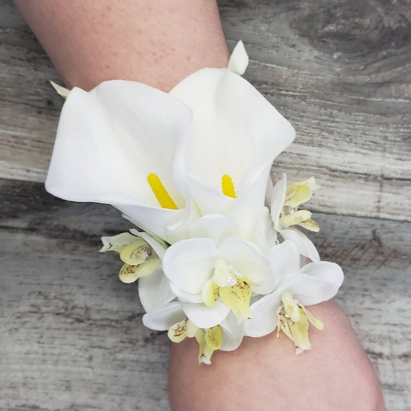 calla lily headpiece