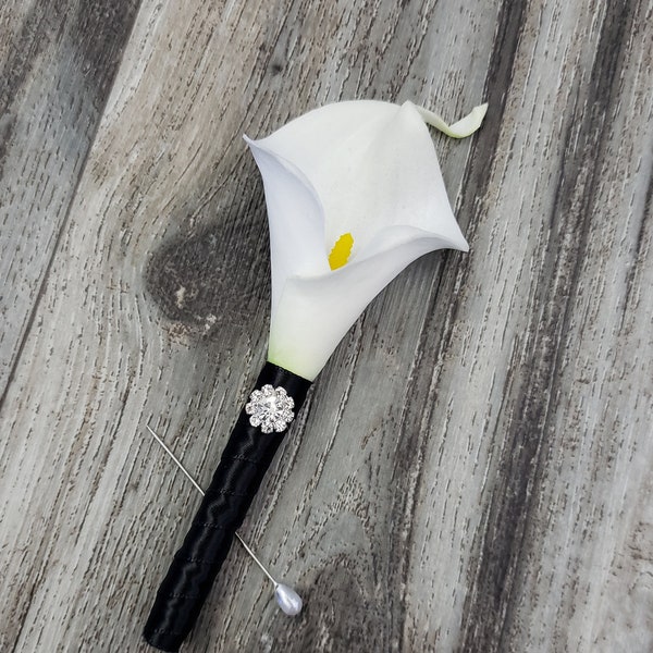 Calla Lily Corsage Etsy