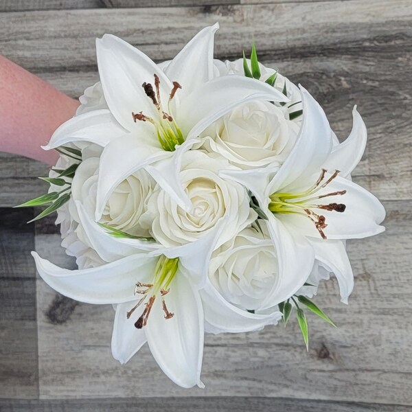 White Tiger Lilies Etsy