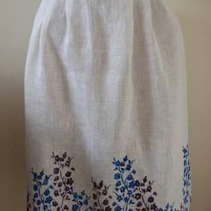 Women&#39;s linen skirt