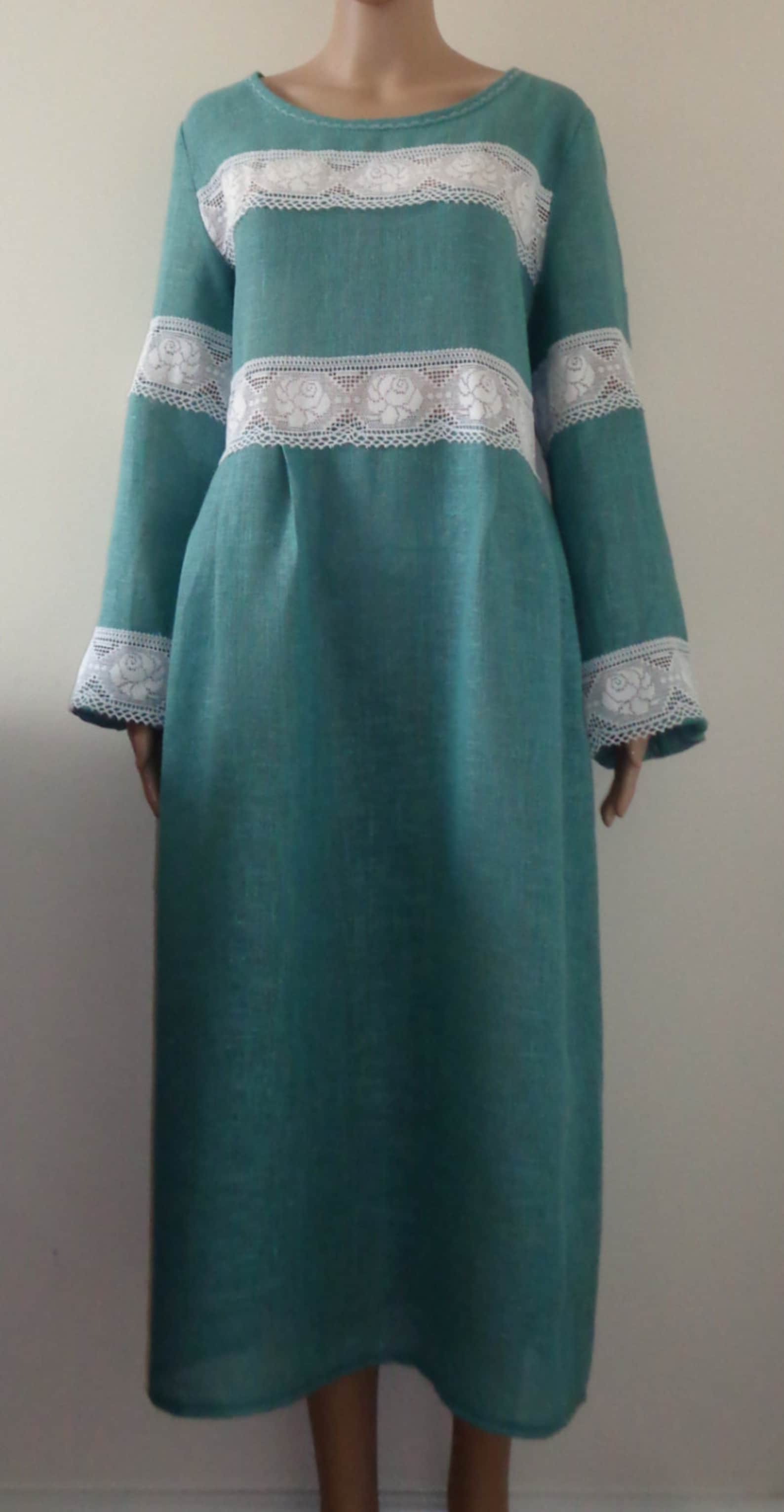 Women's Linen Dress Etsy