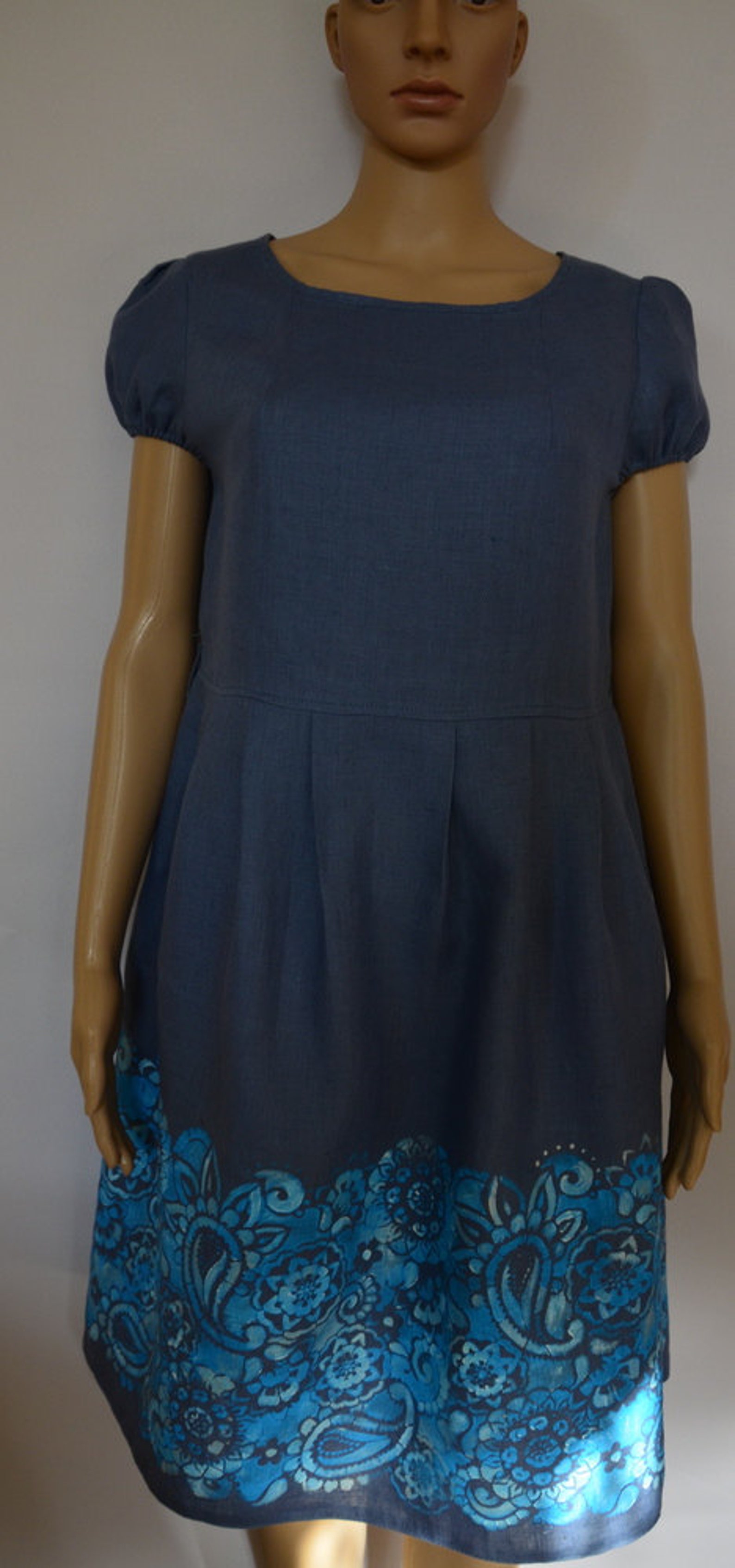 Linen summer dress. Etsy