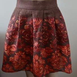 Women&#39;s linen skirt