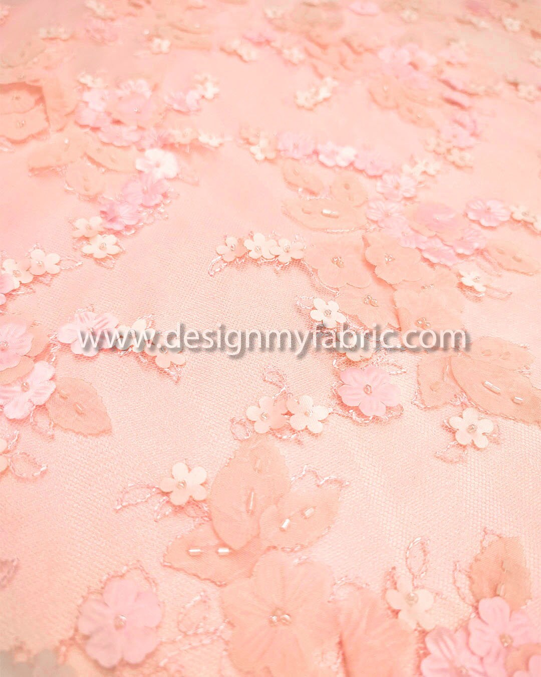 apricot life tacktacktack　chemical lace Free Shipping. Light Apricot Lace Fabric With 3d Flowers