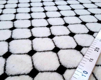 Cream and black coating fabric ##66G