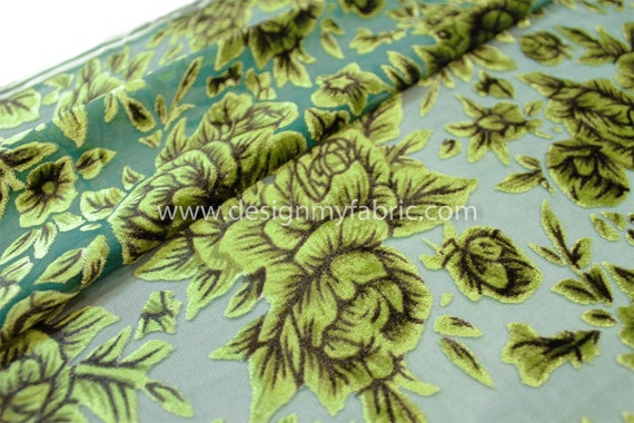 Black velvet fabric #91791