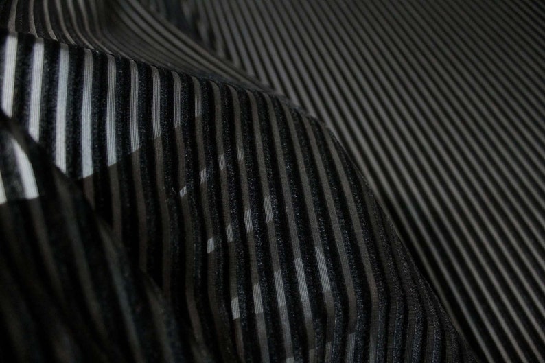 Black velvet fabric #91791