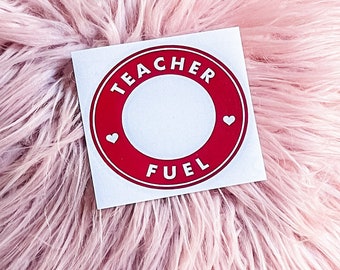 Decal For Venti Cold Cup/Teacher Fuel