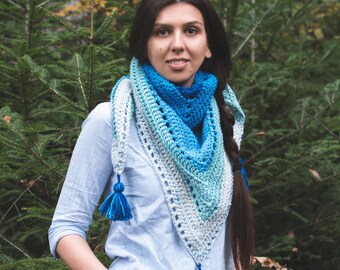 CROCHET PATTERN PDF Simple Easy for Beginners Crochet Shawl