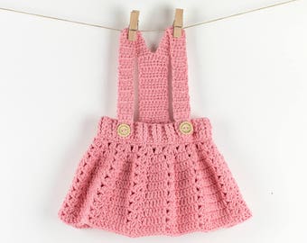 Crochet Baby Dress Pattern – Peony Twirl Outfit (PDF Pattern)