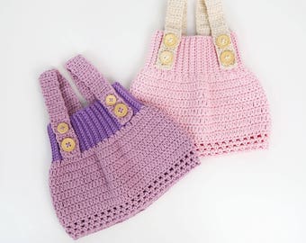 PADRÃO DE CROCHÊ - Vestido de Crochê para Bebê Princesinha - PDF