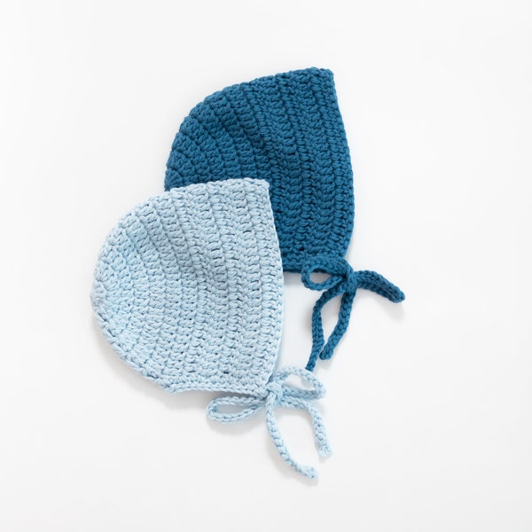 CROCHET PATTERN PDF - Crochet Baby Bonnet - Baby Hat, Baby Beanie, Lace Baby Bonnet, Winter Hats, Baby Shower Gift, Infant, Vintage Look Hat
