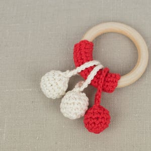 Easy Crochet Teething Ring Tutorial Two Simple Shapes PDF Instant Download image 3