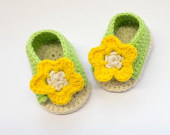 CROCHET PATTERN PDF - Crochet Baby Sandals - Baby Shoes, Baby Footwear, Baby Sock Booties, Newborn Booties