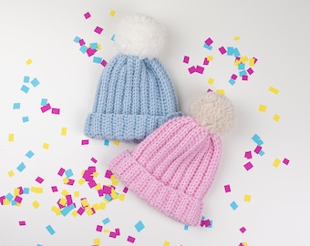 CROCHET PATTERN - Crochet Baby Beanie /Hat - All Sizes - PDF