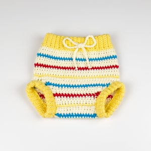 CROCHET PATTERN PDF Crochet Baby Pants Retro Chic Baby Shorts, Baby Diaper Covers, Baby Pants, Baby Shorts, Baby Bloomers, Baby Clothes image 1